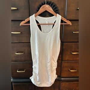 Workout Athleta Classic White Tank Top size S
